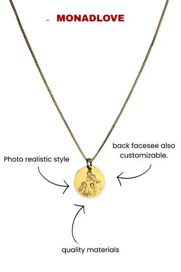 Personalized Photo Necklace